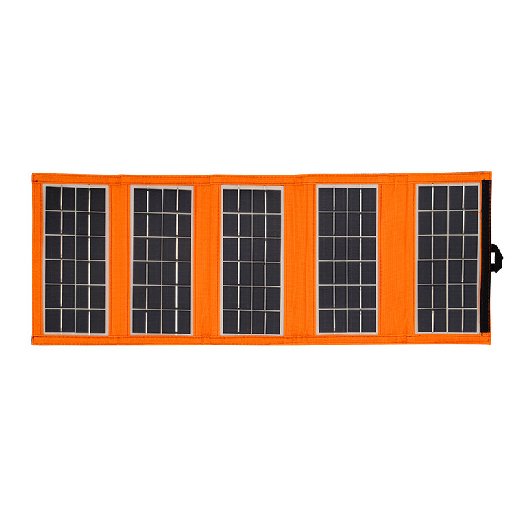 China Manufacturer Small 10W Foldable ETFE Solar Panel Portable High Efficiency Flexible Solar Panels Charger For Mobile Phone