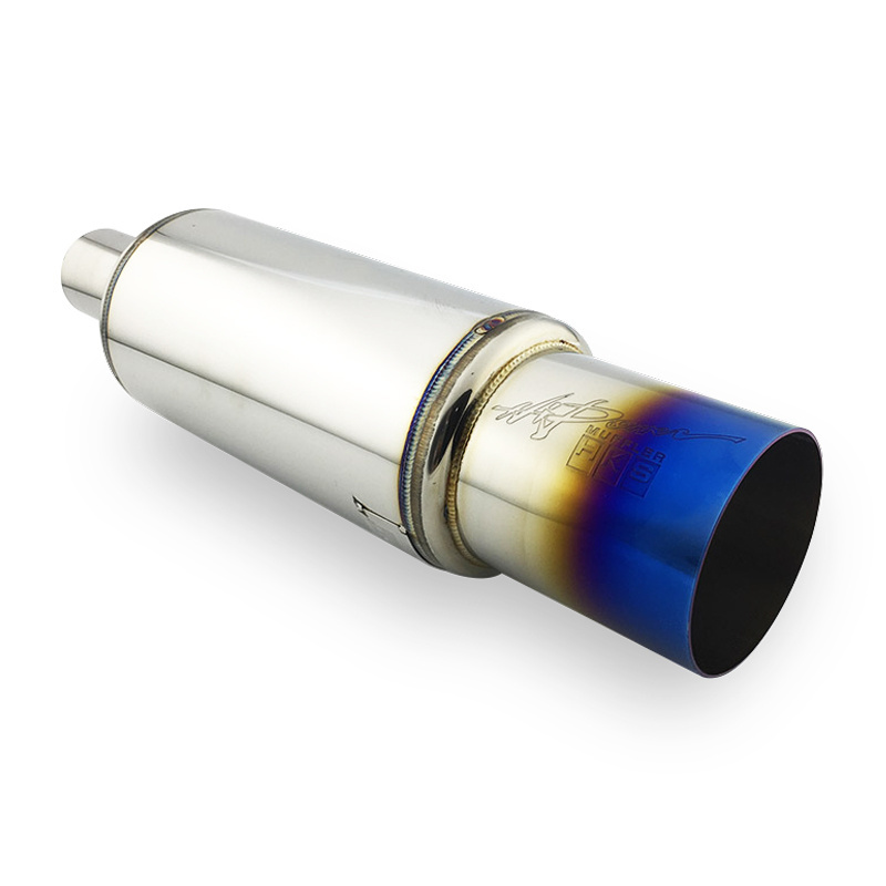 car exhaust pipe mufflers tail universal High Quality stainless steel Exhaust Systems racing Mufflers 2