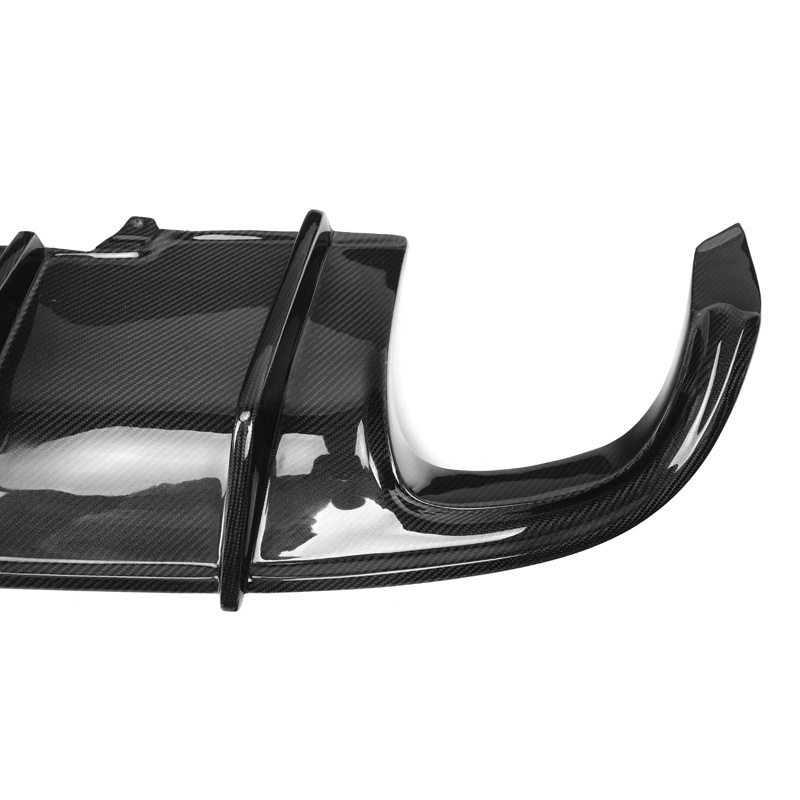 K Style Carbon Fiber Rear Bumper Lip Diffuser For Audi A4 B8 S line Car Tuning 2009-2012 Rear diffuser