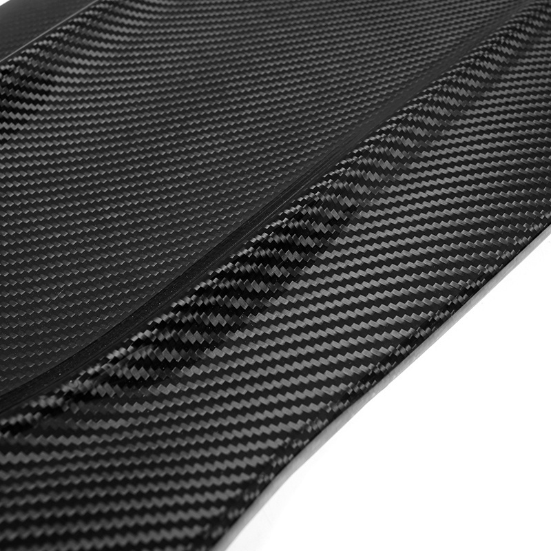 TOP 100% Dry Carbon Fiber Seat Back Cover Interior Trims for Mercedes C class C63 Sedan A class GLA class 2014-2019