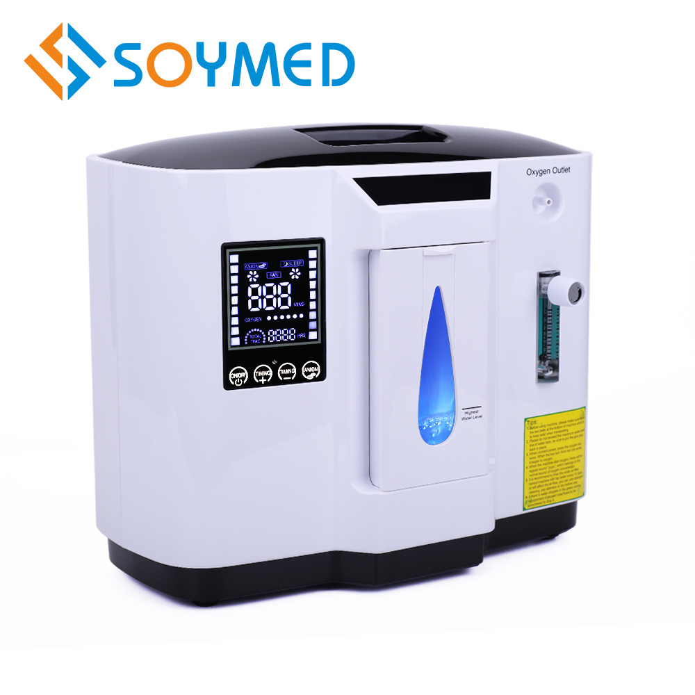 SoyMed Factory Price Mini 1-7l Portable Medical dedakj battery powered Oxygen-Concentrator