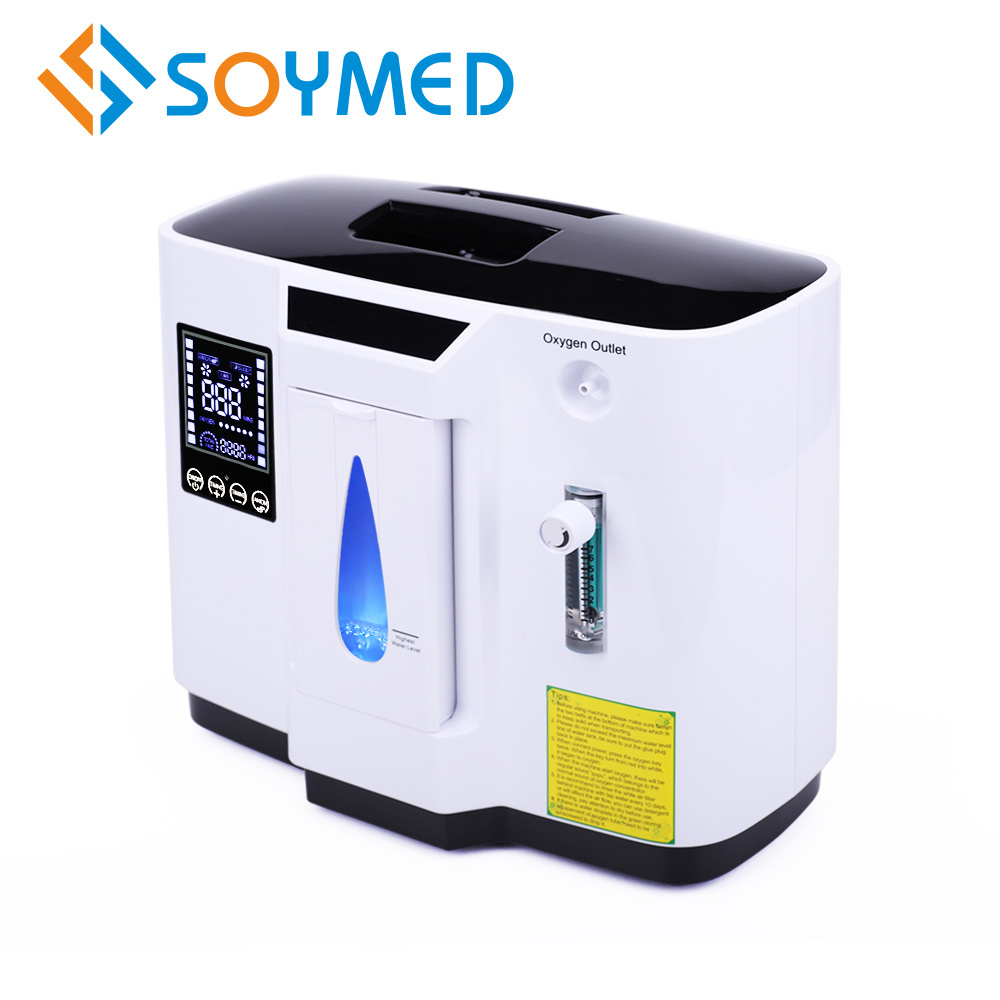 SoyMed Factory Price Mini 1-7l Portable Medical dedakj battery powered Oxygen-Concentrator