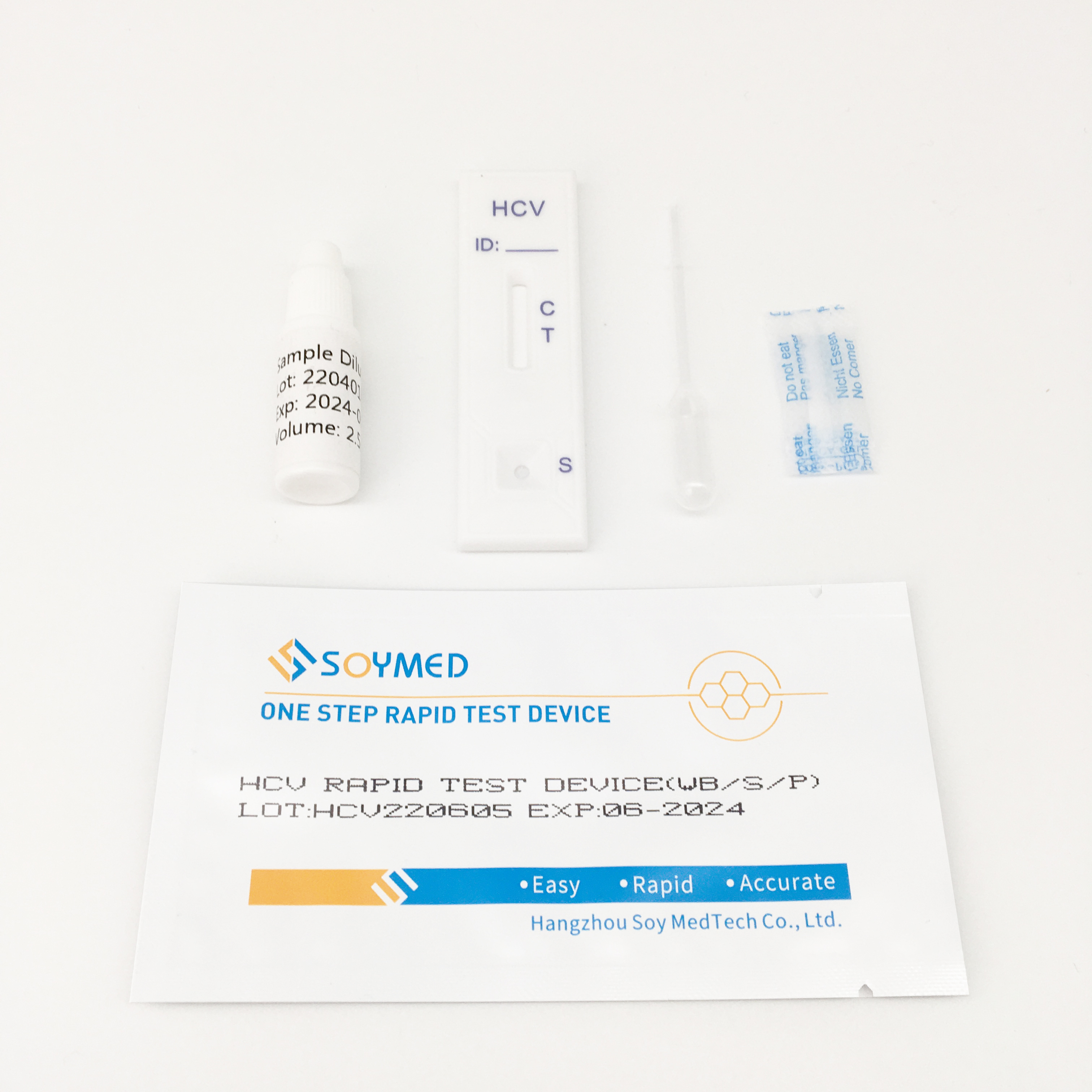 SoyMed Best Selling Anti- Hepatitis C Antigen Test HCV Rapid Test Kit