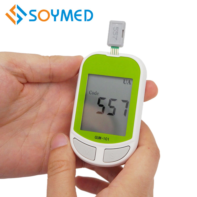 Medical Health Care Handheld Glucose Uric Acid Meter and strips CE Standard