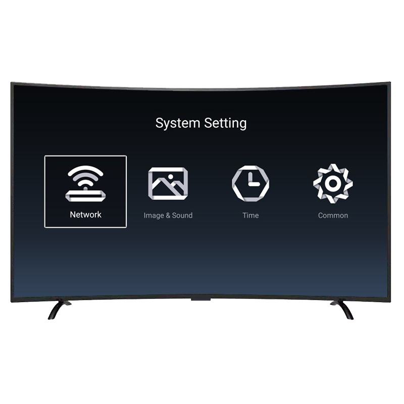 2023 New Style Android Television TV Big Screen Slim Curved 50 55 65 75 85 95 100 Inch 4K Smart LED TV