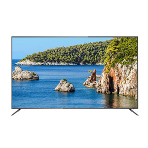 China Bulk Price  Flat Screen TV 65 inch LED Television 4K UHD Smart TV Android TV with wifi