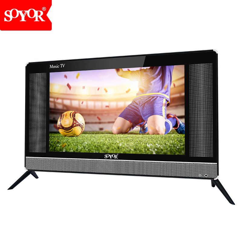 China Made Unbreakable Led TV 17 19 20 22 24 inch Led Panel Battery Powered TV Display Television