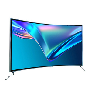 Big Size 50/55/65/75 inch Smart TV 4K FHD LED Curved  Large Screen wifi inteligentes Television