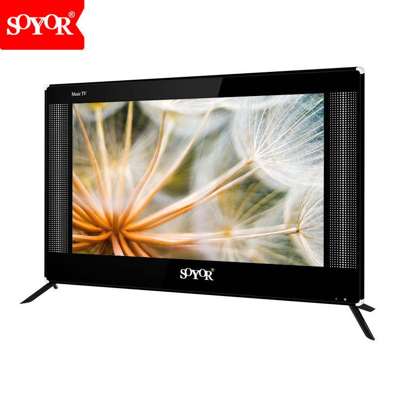 China Made Unbreakable Led TV 17 19 20 22 24 inch Led Panel Battery Powered TV Display Television