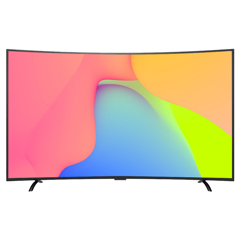 Big Size 50/55/65/75 inch Smart TV 4K FHD LED Curved  Large Screen wifi inteligentes Television