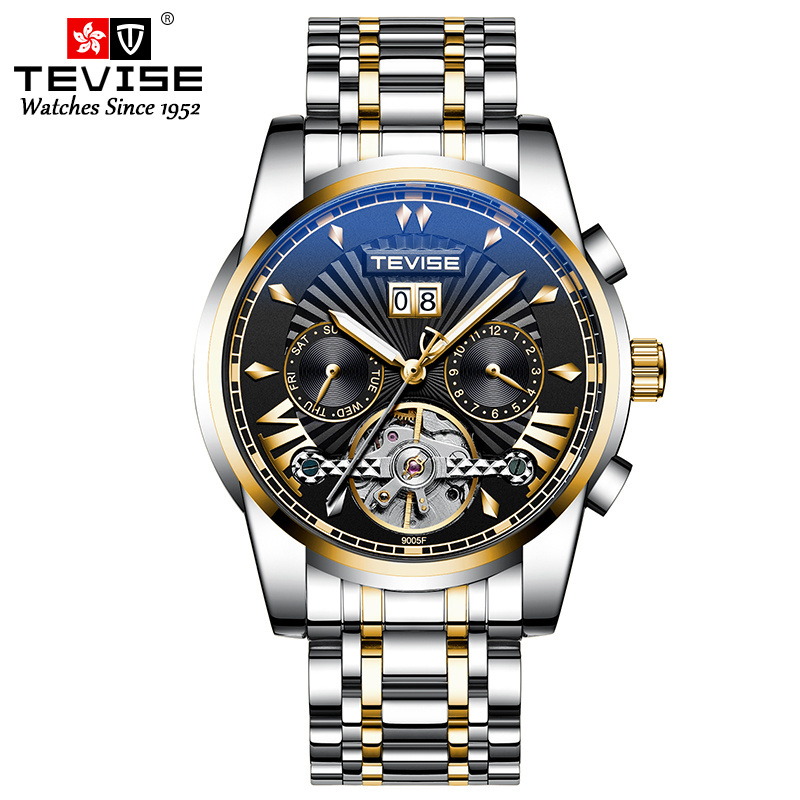 TEVISE Watch 9005 2021 Fashion new men's wristwatches Automatic mechanical watch