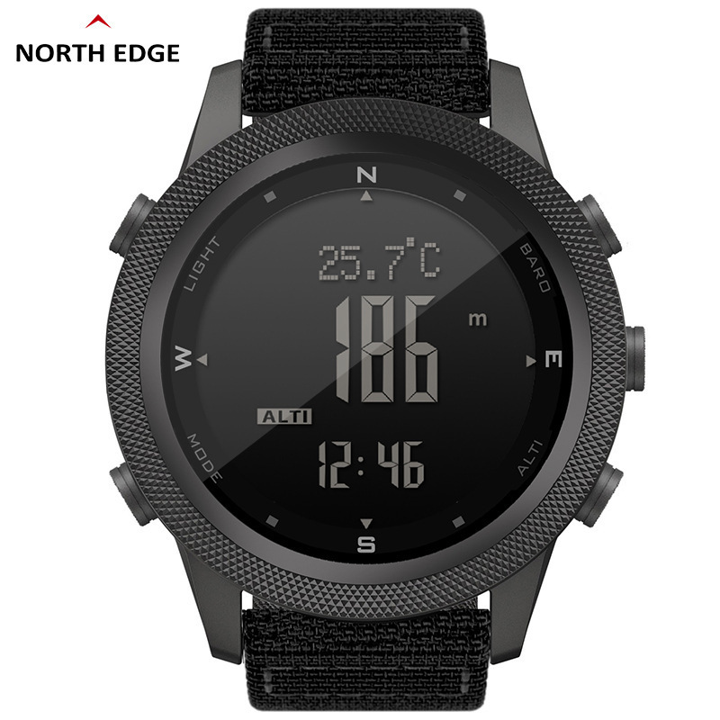 NORTH Edge APACHE46 2024 Men's Sport Digital Watch Running Watches Altimeter Barometer Compass apache 46 watch outdoor