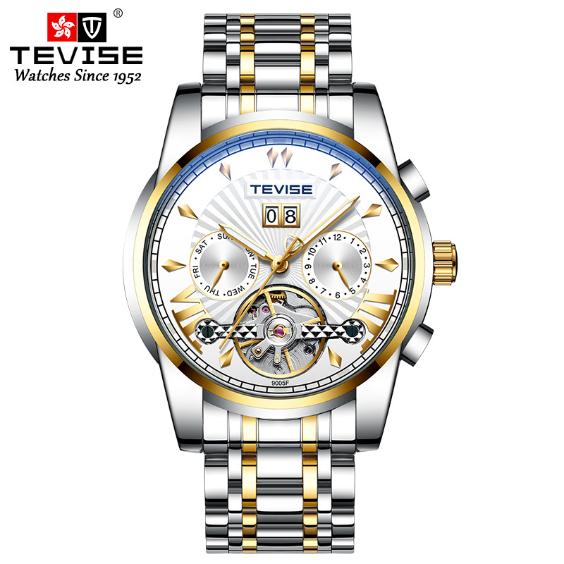 TEVISE Watch 9005 2021 Fashion new men's wristwatches Automatic mechanical watch