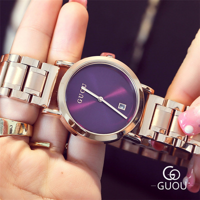 Guou stainless steel back water resistant deals