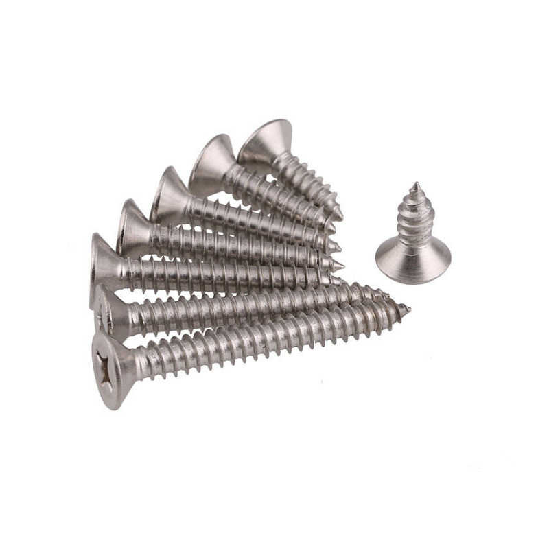 M2 M3 M4 M6 Hot sell galvanized sheet metal cross recessed flat head tapping screws Cross recessed countersunk head screws