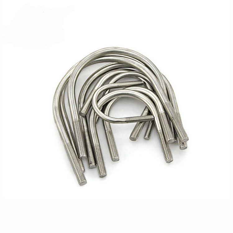 High strength U-bolt Pipe Clamp High Grade Strength U-bolts Carbon Steel Galvanized U Bolt