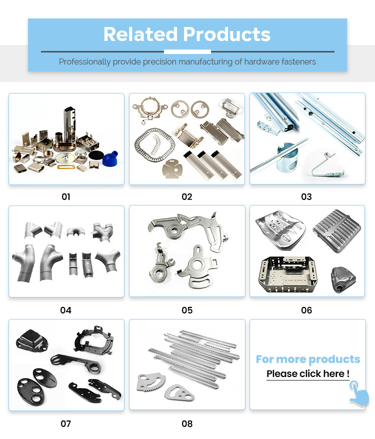 Factory direct sales Machining Metal Stamping Sheet Part Stainless Steel Aluminum Small Parts