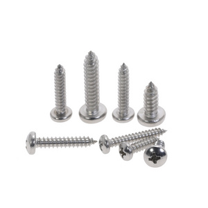 Factory Wholesale M4 Round Head Screw Self-tapping Screw 304 Stainless Steel Cross Round Head Self Tapping Screw Bolts