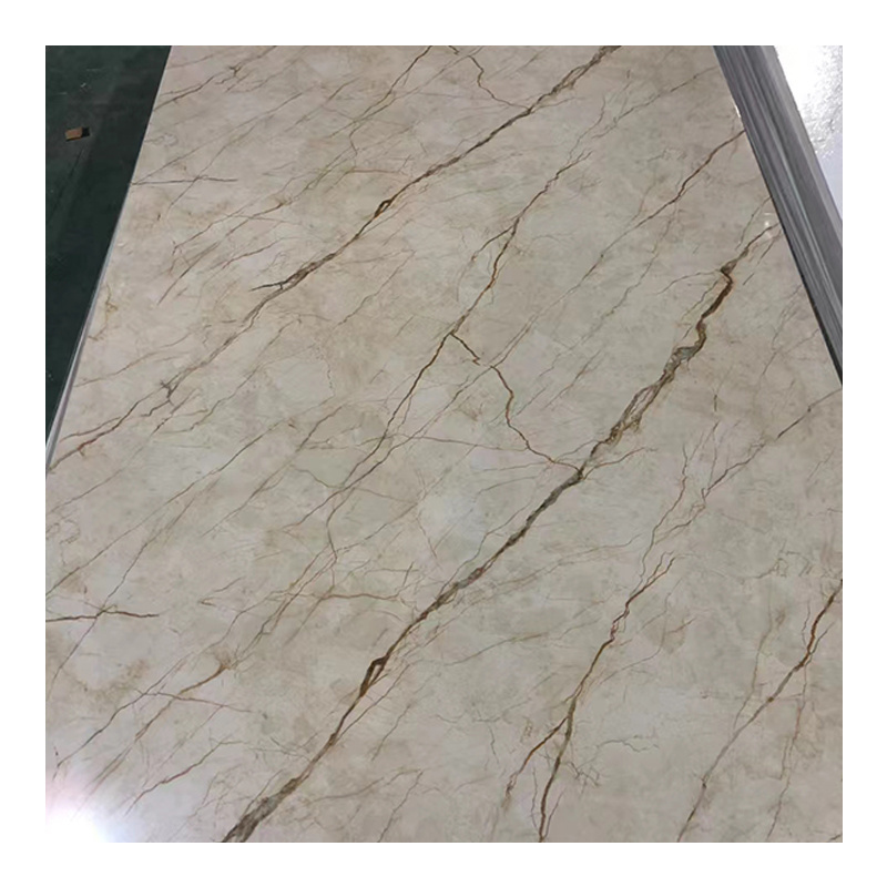 Competitive Price Stone Panels 4x8 Pvc Marble Sheet UV coating PVC wall panel PVC marble sheet new color low price