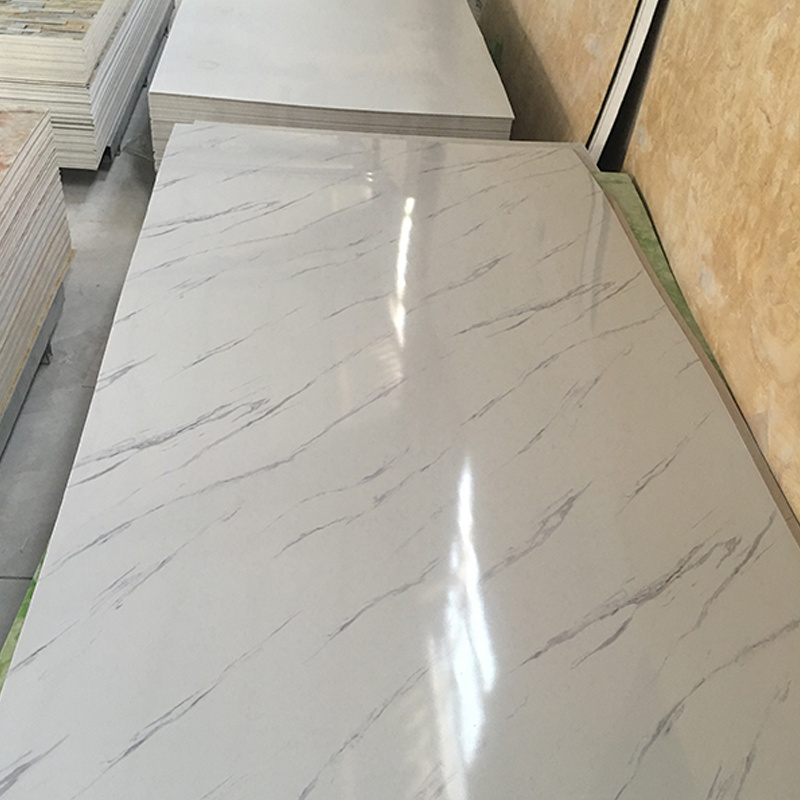 1220x2440mm 3mm pvc wall panel / pvc marble uv sheet price