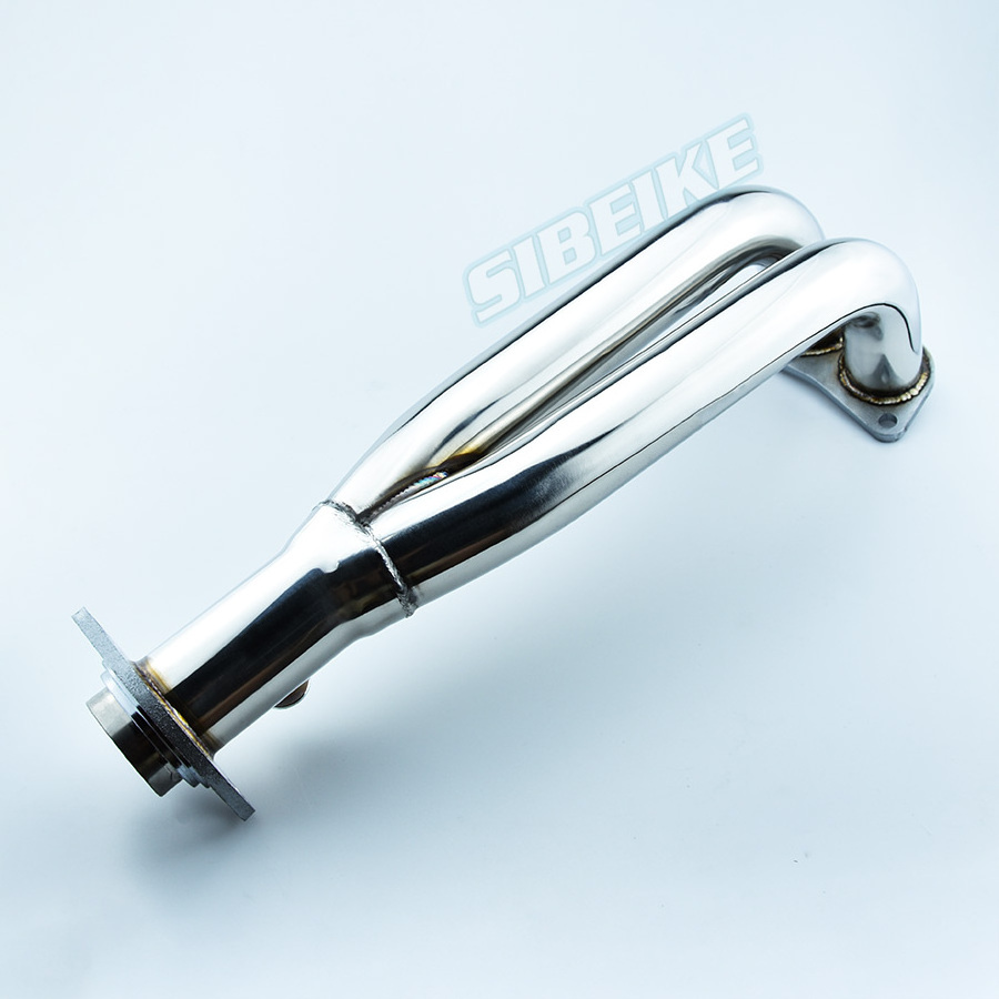 JDM Stainless Steel Polished Design Exhaust Header for Honda 88-00 Civic D16 EX LX DX CX VX HX