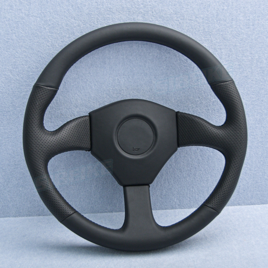 14inch Black Sim Volante Deportivo Universal Sports Drift Leather Steer Wheel Car JDM Steering Wheels for Game