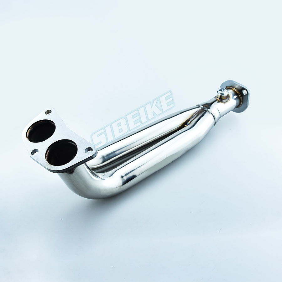 JDM Stainless Steel Polished Design Exhaust Header for Honda 88-00 Civic D16 EX LX DX CX VX HX