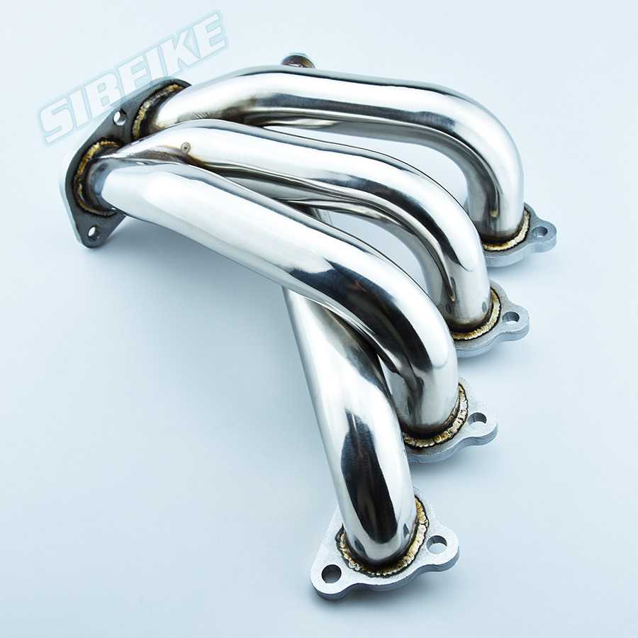 JDM Stainless Steel Polished Design Exhaust Header for Honda 88-00 Civic D16 EX LX DX CX VX HX