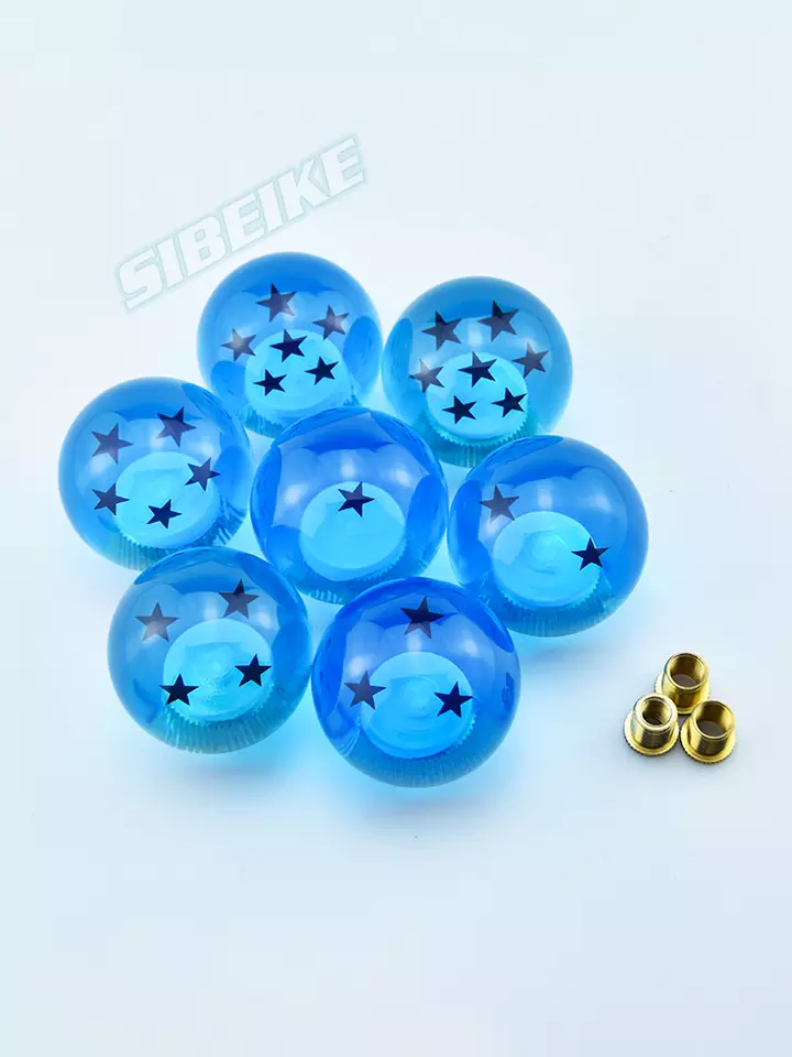 Acrylic 1-7 Stars Dragonball Z Dragon Ball Custom Shift Knob Drop Shipping Car Racing Shift Knob