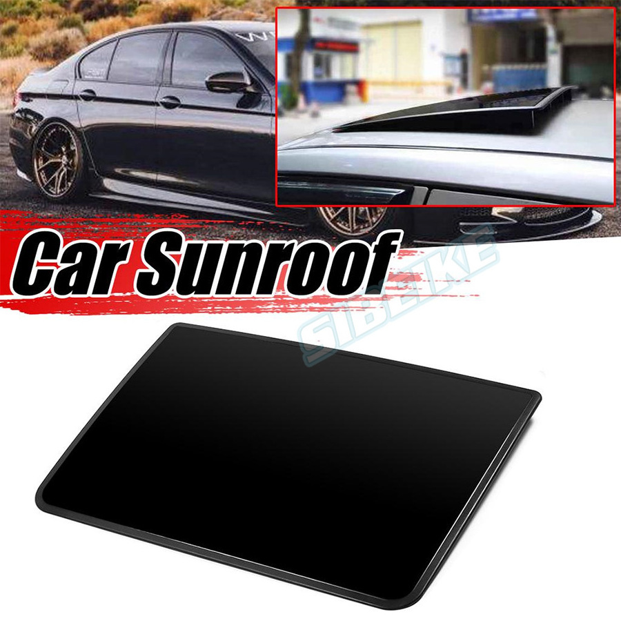 Universal Car Sunroof Black Cover Imitation Decoration Skylight Auto Roof with 4cm Height Style Avail Fake Sunroof