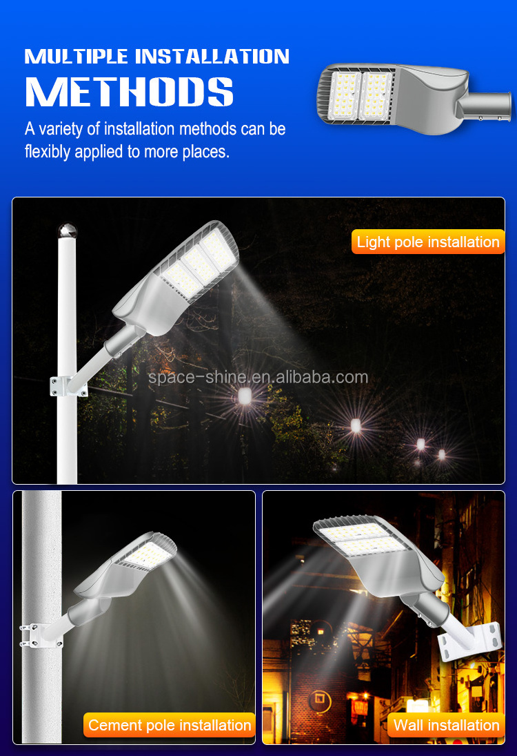 CE ROHS street led light 60w 90w 120w 150w 180w led street light with Meanwell driver 5 years warranty