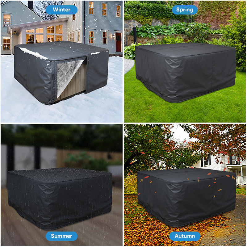 Custom Outdoor Water-Resistant Dust-Proof SPA Covers Swimming Pool Dust Cover