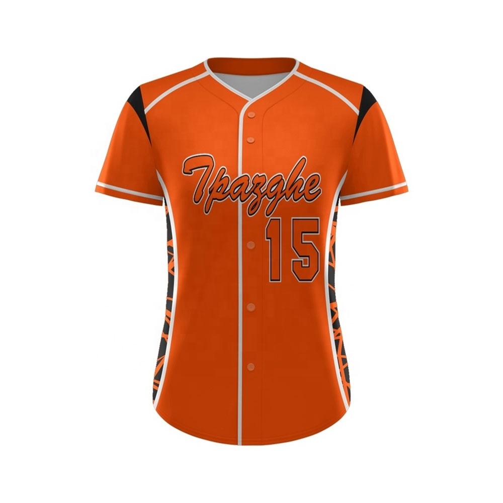 Wholesale Baseball Jersey Women Baseball Dress Baseball Jersey With Custom Logo Polyester Sublimated Team War