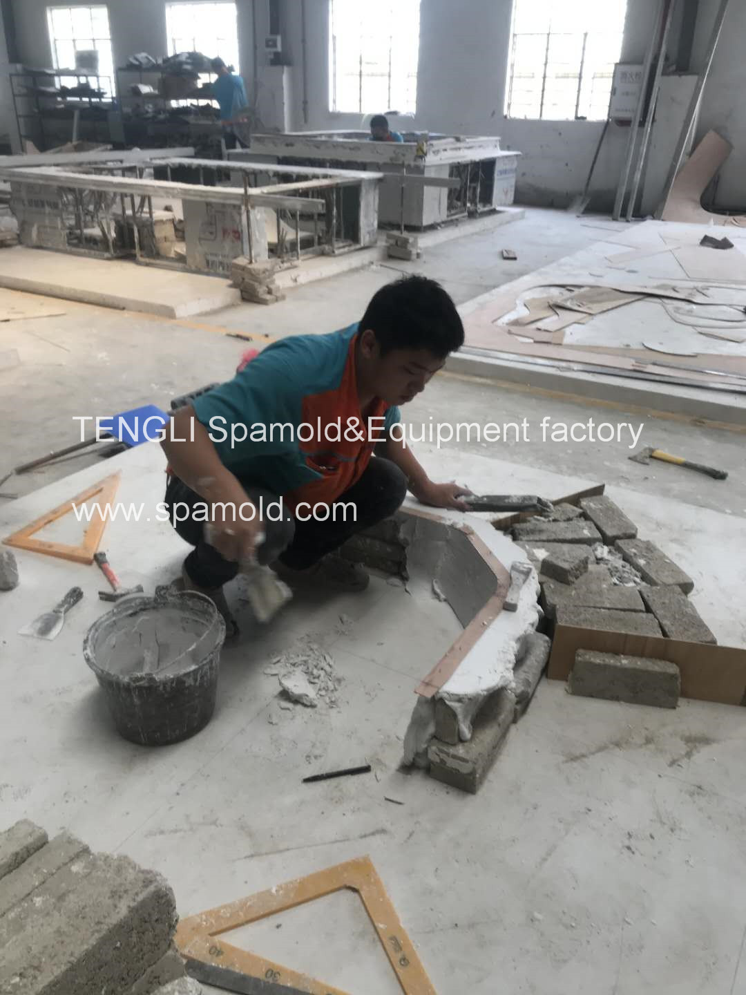 Mold factory Top sale custom size high gloss surface gel coat swimming pool fiberglass mold