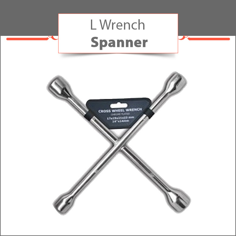 Cross Wheel Spanner Carbon Steel Wheel Wrench Superior Tough Quality Made Durable Wrench Tools