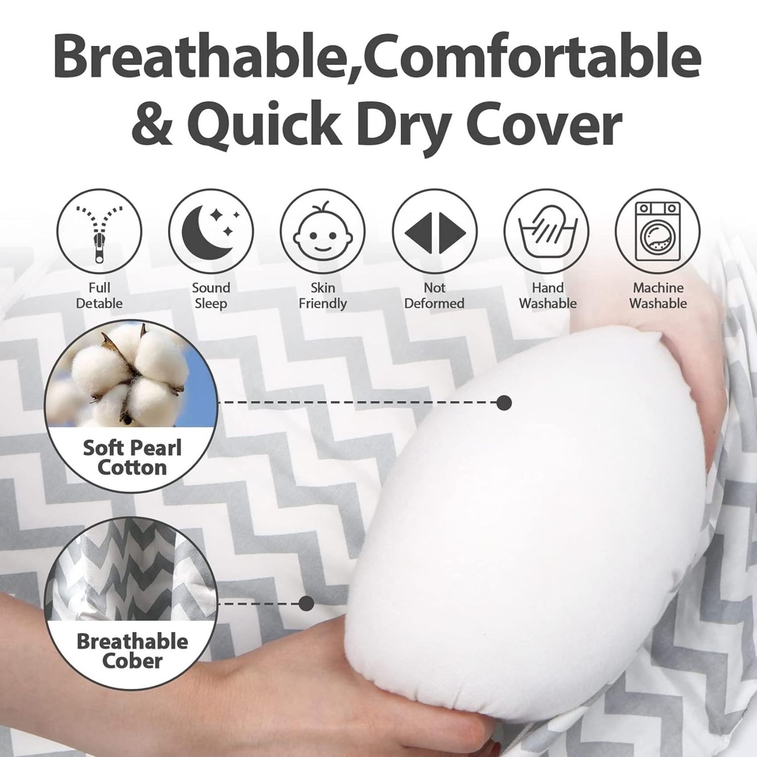 New arrival Baby Lounger Cover,Baby Nest Cover,Baby Changing Basket with 1.57 inch Foam Pad - Changing Pad Topper for Dresser/Ta