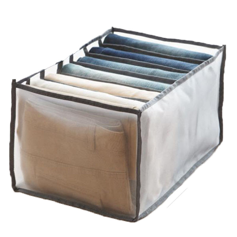 Underwear Drawer Organizer Set- Foldable Underwear Storage Divider Boxes Includes 6/7/7/11/11 Cell Collapsible Closet