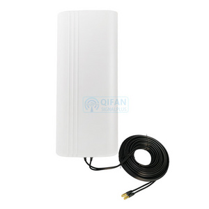 New Version 1700-2700MHz 3G 4G LTE MIMO panel antenna  2x 18dbi high gain  with 15m cables