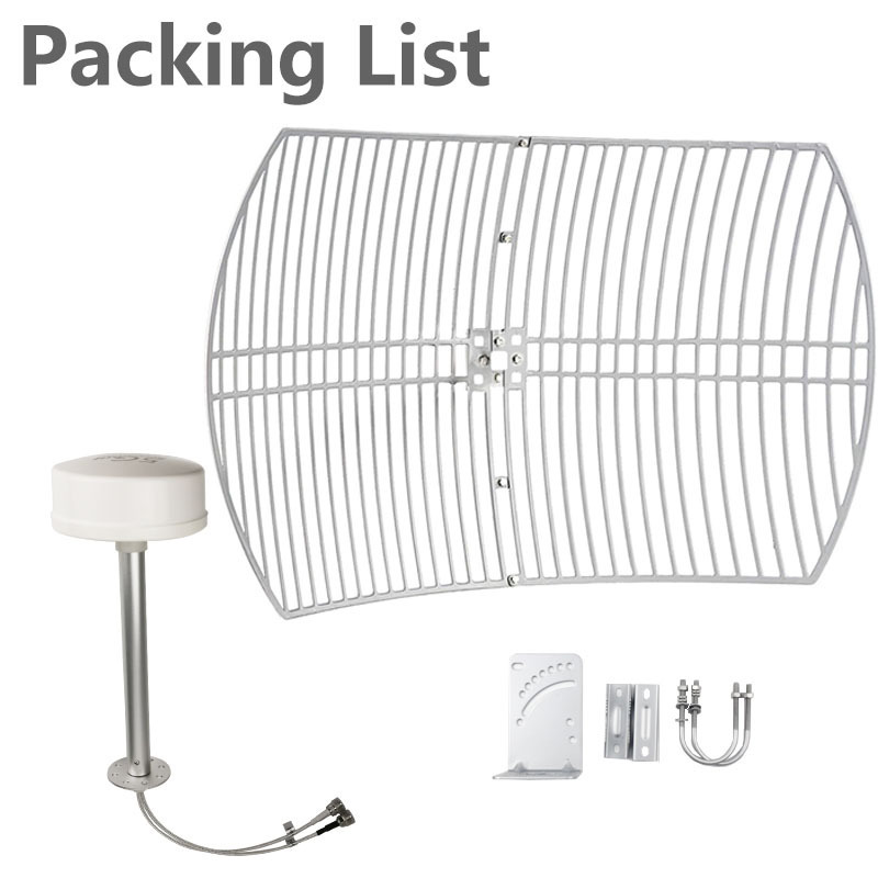 Version 9 Qifan antenna 5g ready 4g revolution parabolic antenna 698-6000MHz high gain 2x30dbi