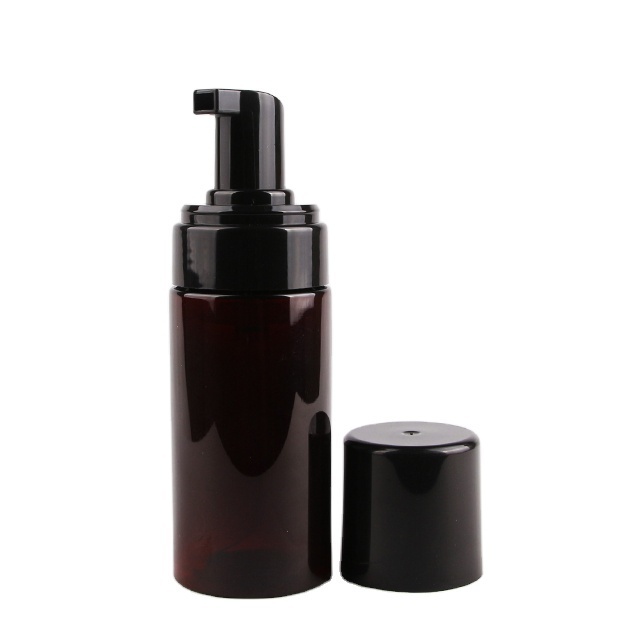 RUIPACK Wholesale 100ml Plastic Foamer Bottle Pump Black Liquid Soap Dispenser Over Cap best cheapest Foam bottle with foamer