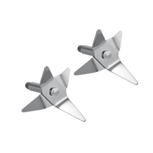 Food Processing Appliances Spare Parts Serrated Stainless Steel Vegetable Chopper Blade Mixer Blades