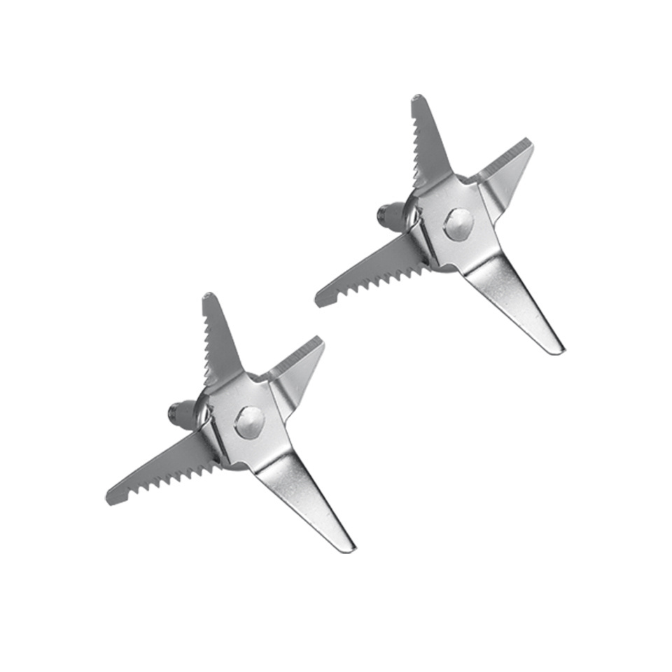 Food Processing Appliances Spare Parts Serrated Stainless Steel Vegetable Chopper Blade Mixer Blades