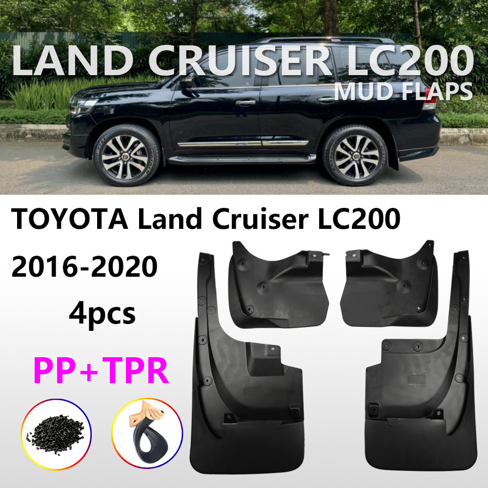 JSHX LC200 2016-2020 FJ200 2010-2015 Toyota Front and Rear Splash Guard 4WD Muds Flaps