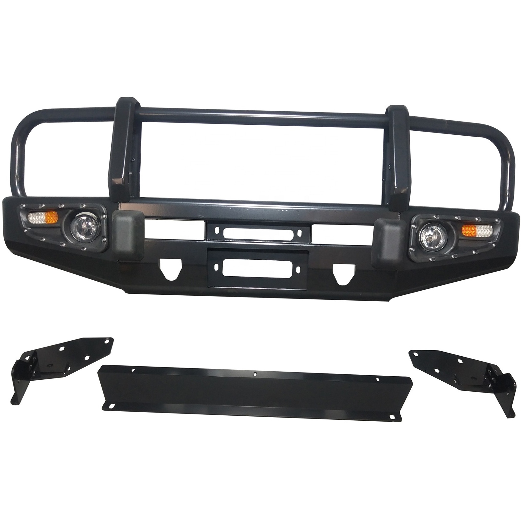 JSHX Good Quality Toyota Fj Land Cruiser 90 Series Superior Offroad Steel Car Front Bumper and Rear Bumper for