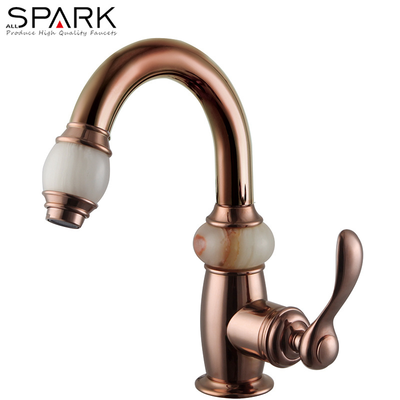 Faucet supplies copper antique gold faucet kitchen