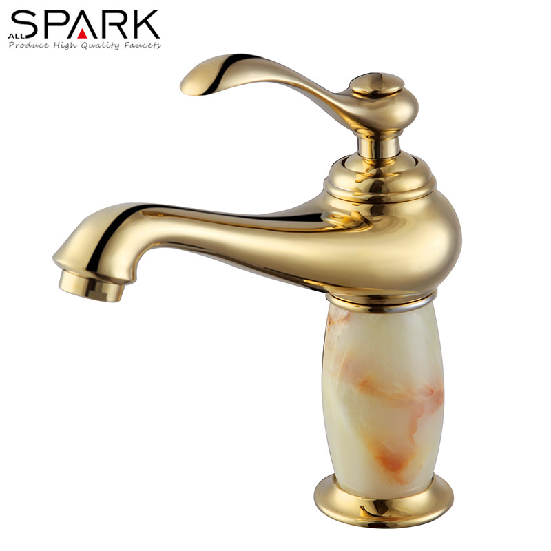 Faucet supplies copper antique gold faucet kitchen