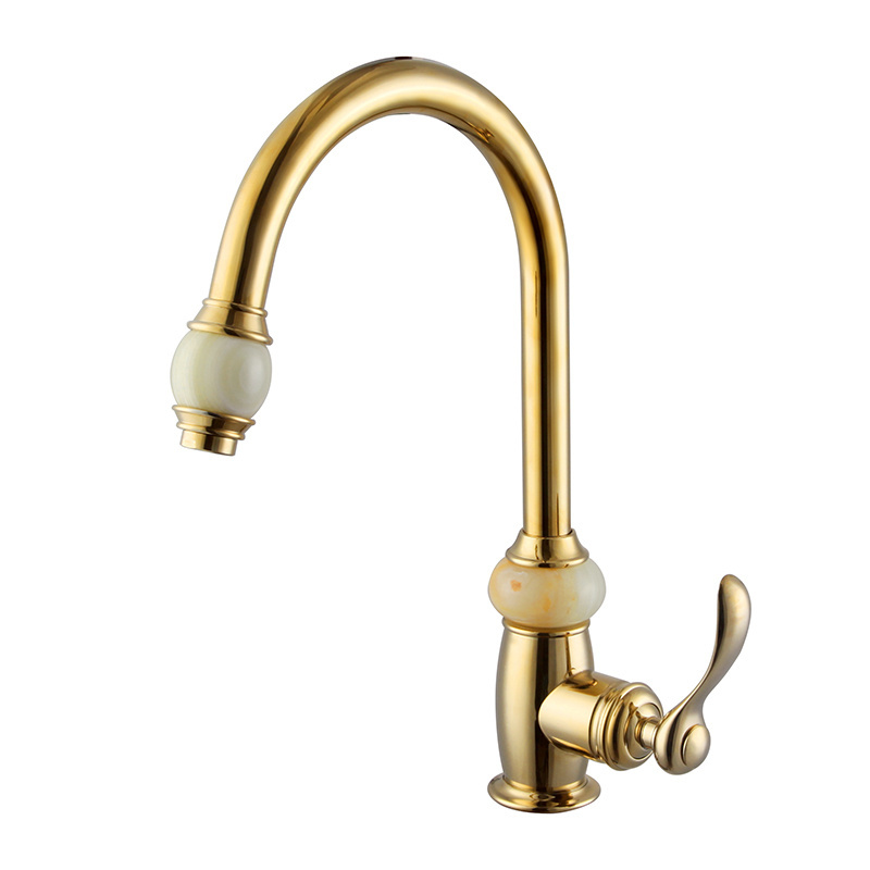 Faucet supplies copper antique gold faucet kitchen