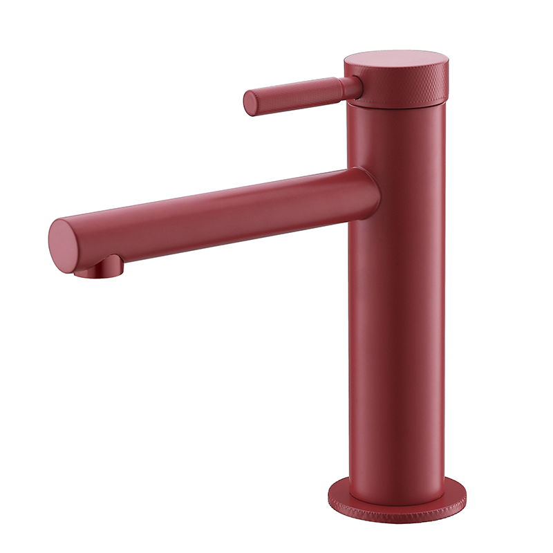 Watermark certification luxury tapware bathroom basin mixer red faucet