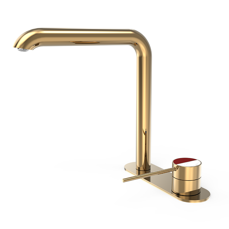 Kaiping manufacturer brass sink taps gold kitchen faucet