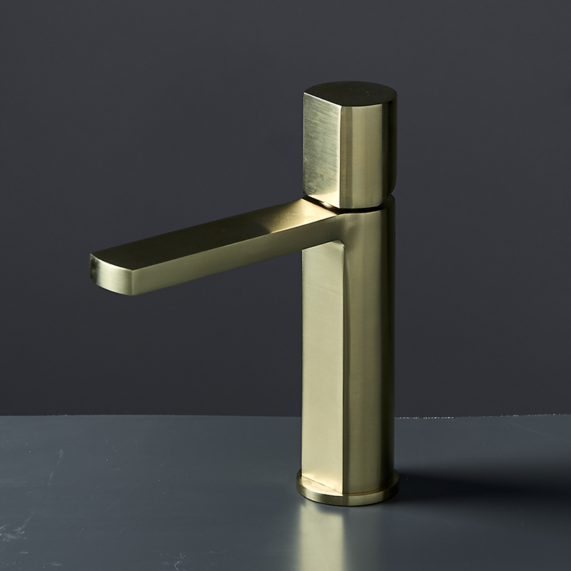 Best selling Kaiping taps factory brass rose gold bathroom faucet